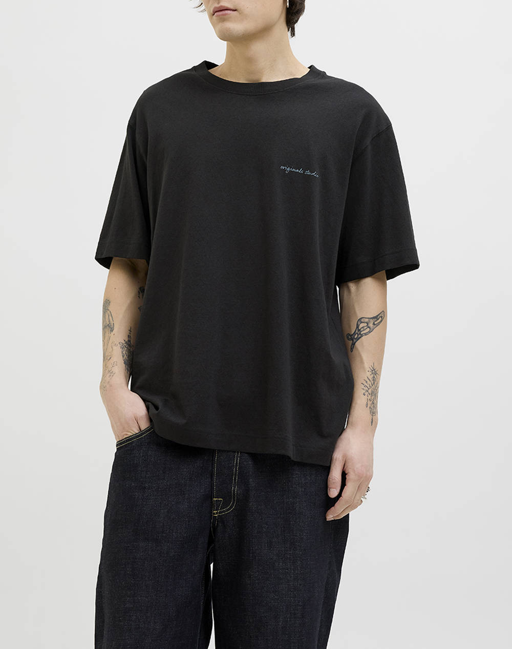 JACK&JONES JORMARRAKESH SKETCH TEE SS CREW NECK