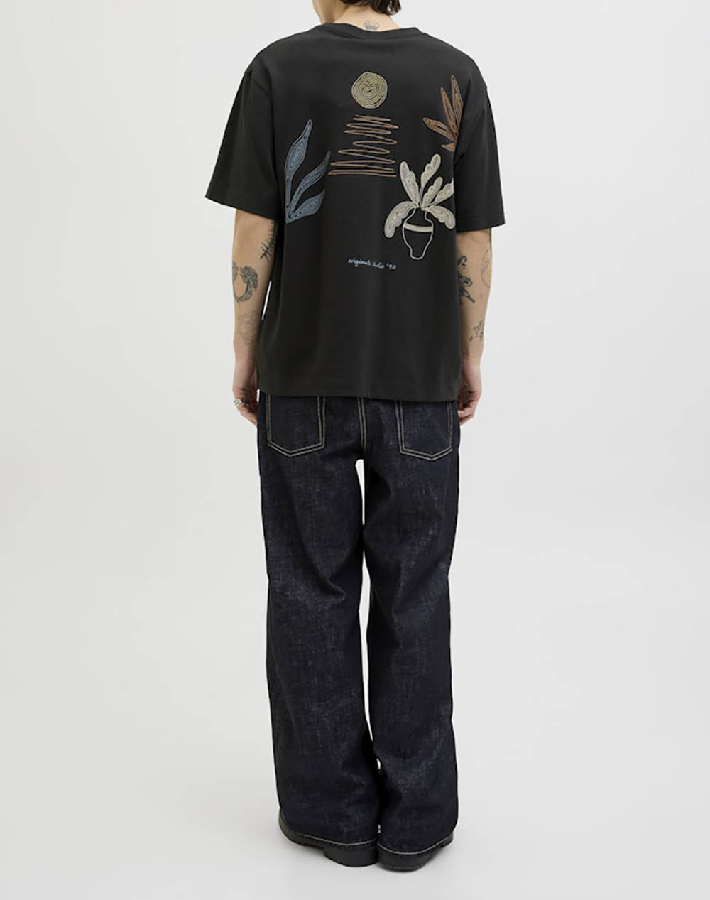 JACK&JONES JORMARRAKESH SKETCH TEE SS CREW NECK