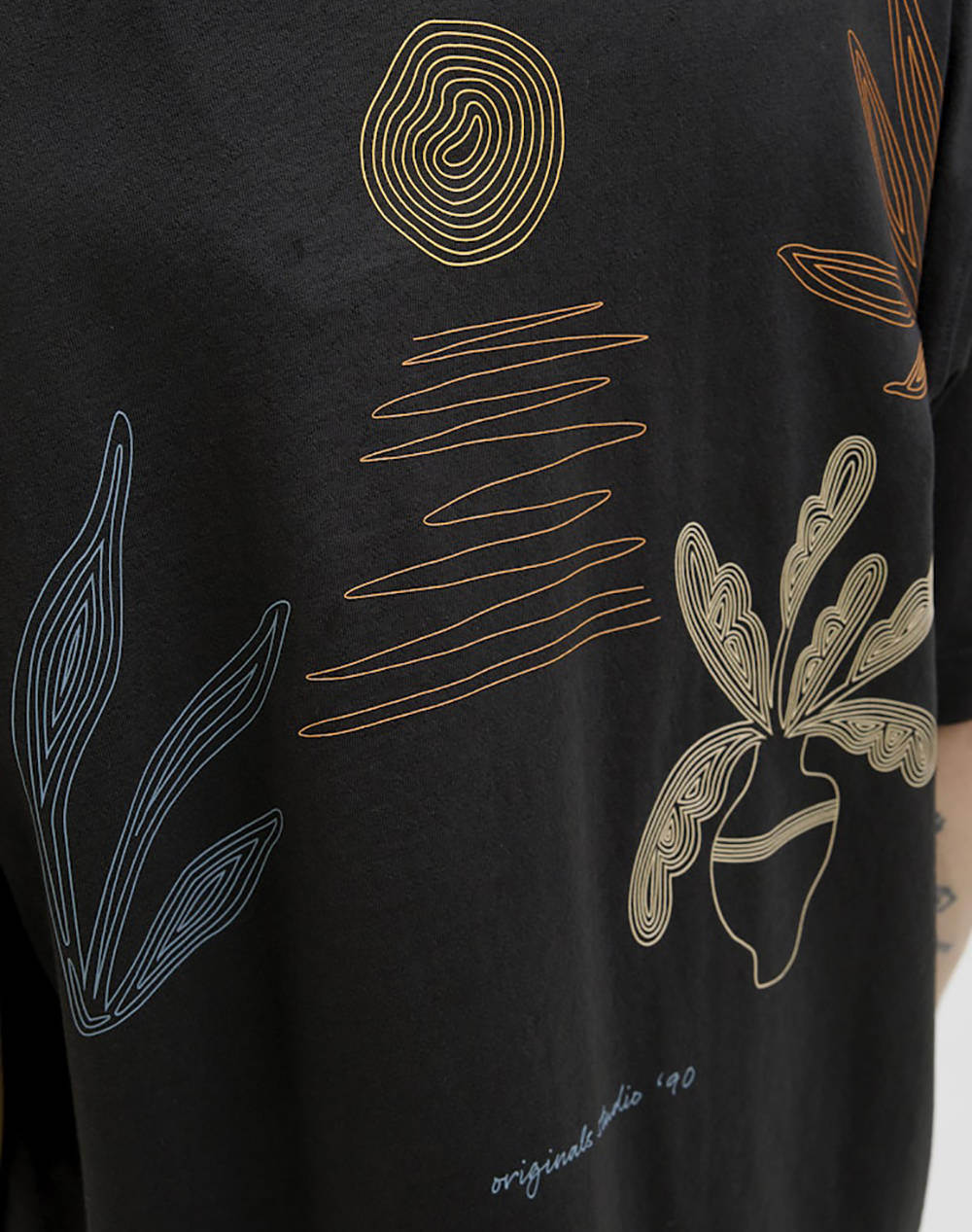 JACK&JONES JORMARRAKESH SKETCH TEE SS CREW NECK