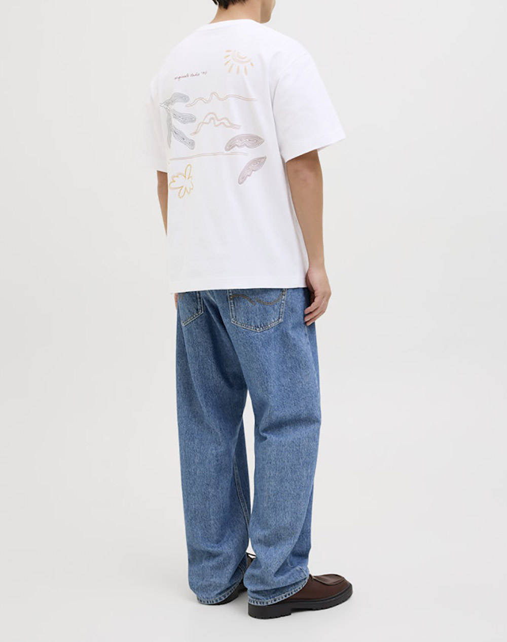 JACK&JONES JORMARRAKESH SKETCH TEE SS CREW NECK