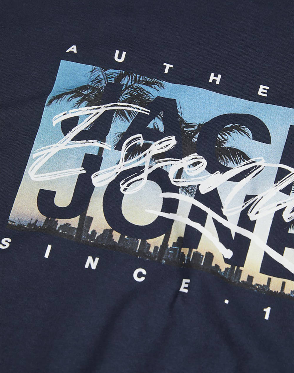 JACK&JONES JJCOLTON PHOTOPRINT TEE SS CREW NECK