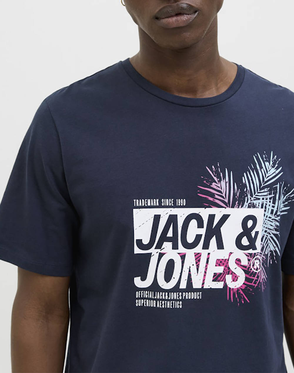 JACK&JONES JJJAXON TEE SS CREW NECK LN