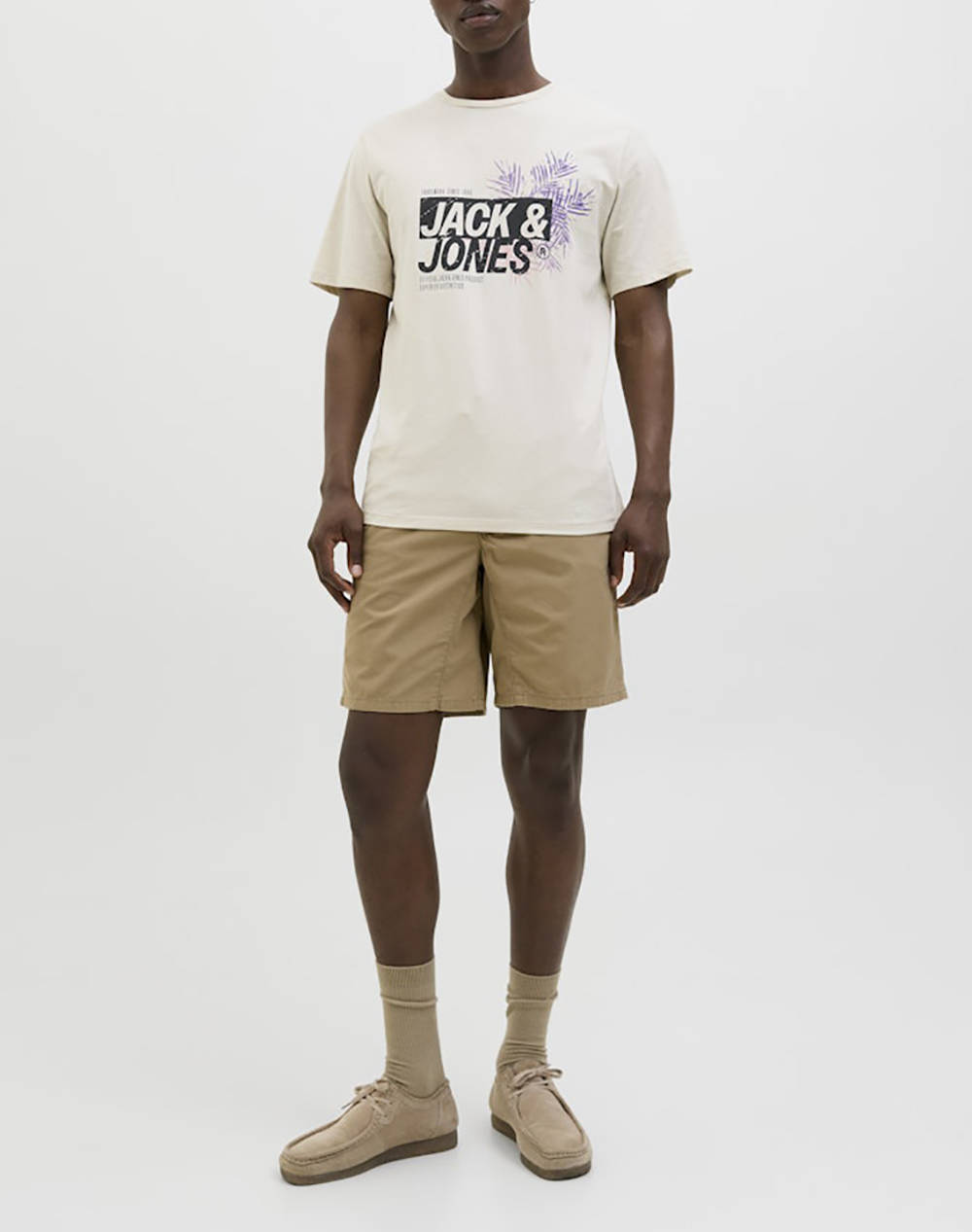 JACK&JONES JJJAXON TEE SS CREW NECK LN