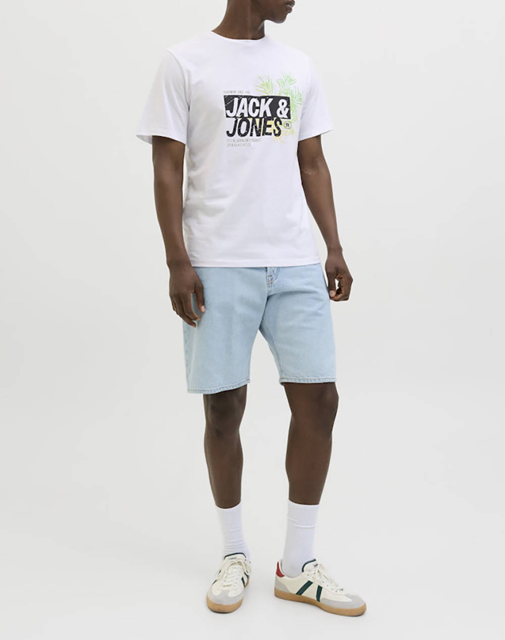 JACK&JONES JJJAXON TEE SS CREW NECK LN