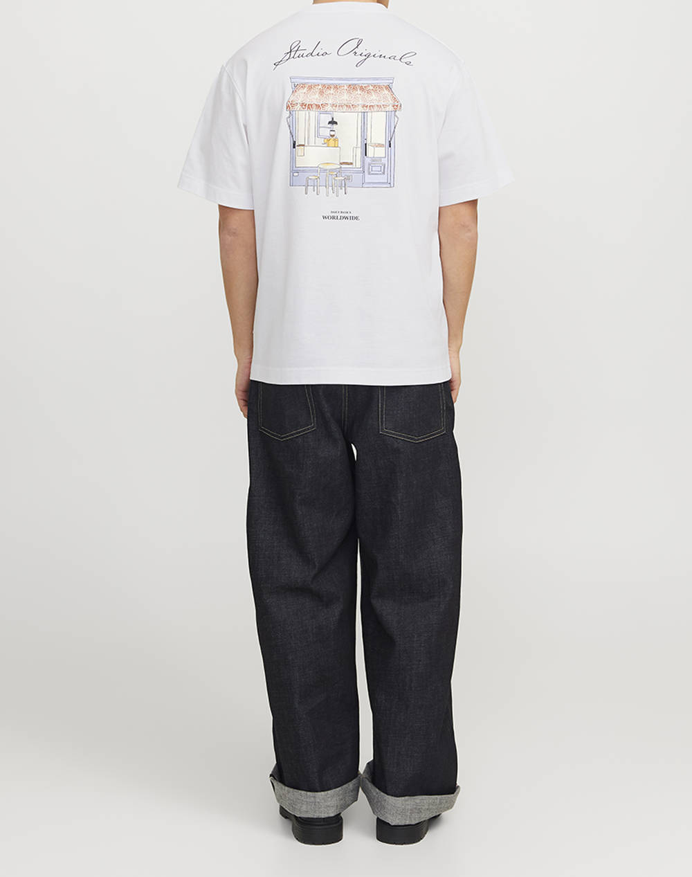 JJ REBEL JORISLINGTON BACK TEE SS CREW NECK SN