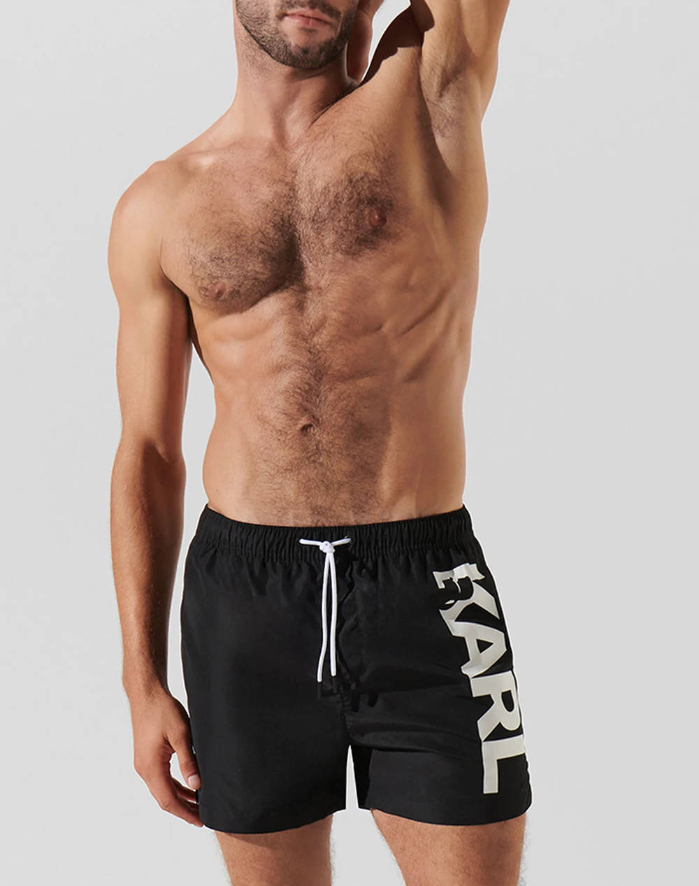 KARL LAGERFELD KARL LOGO SHORT BOARDSHORTS