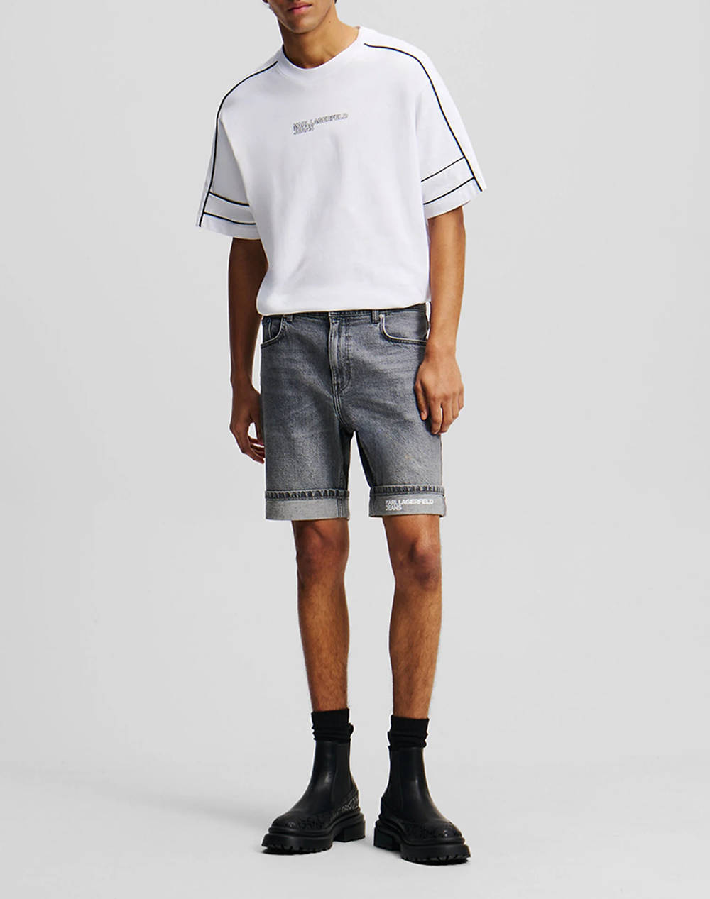KARL LAGERFELD KLJ SLIM SHORT DENIM
