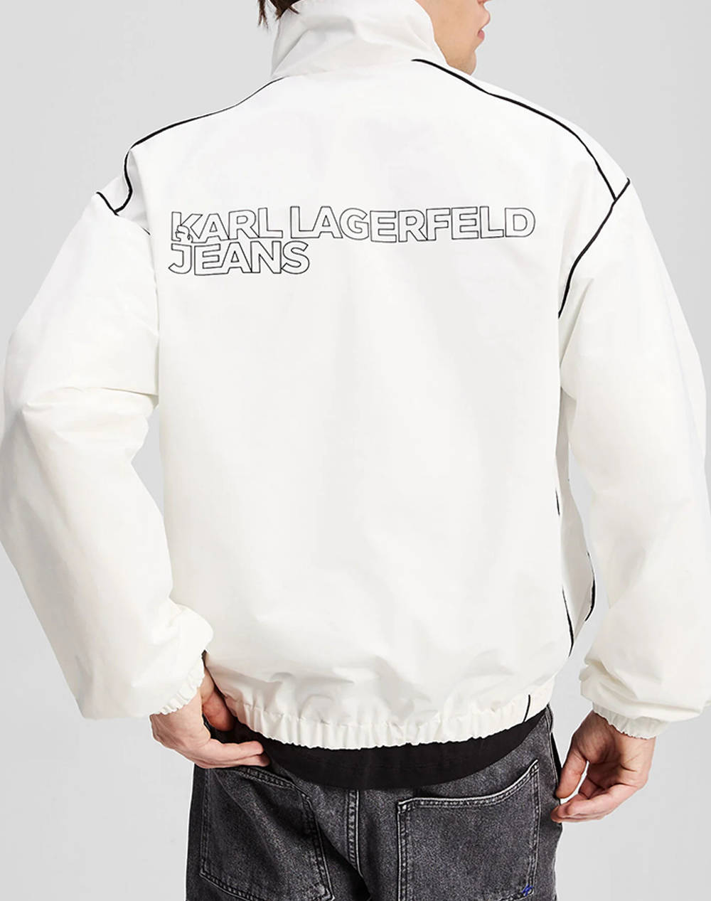 KARL JEANS KLJ ZIP UP PIPING JACKET