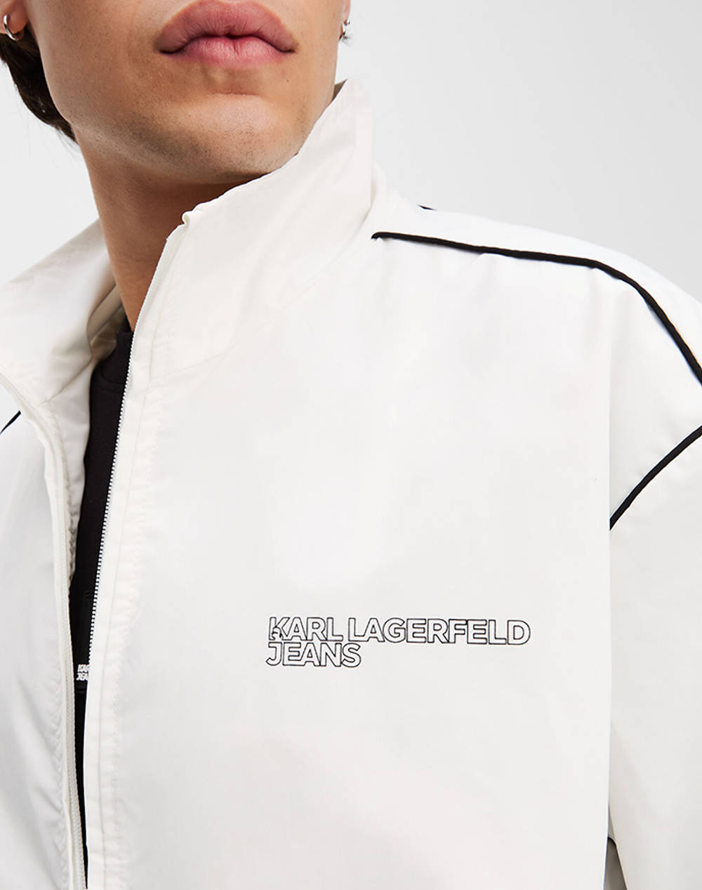 KARL JEANS KLJ ZIP UP PIPING JACKET