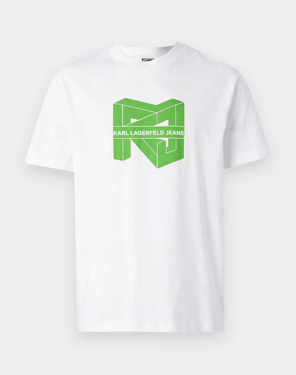 KARL JEANS KLJ REG SS CUBE LOGO TEE