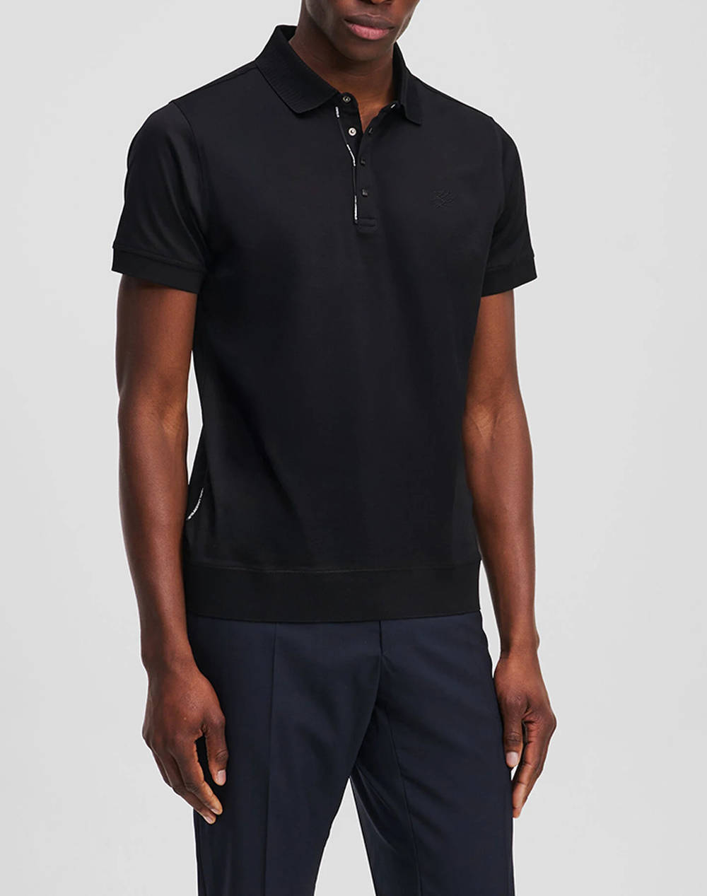 KARL LAGERFELD POLO PRESS BUTTON