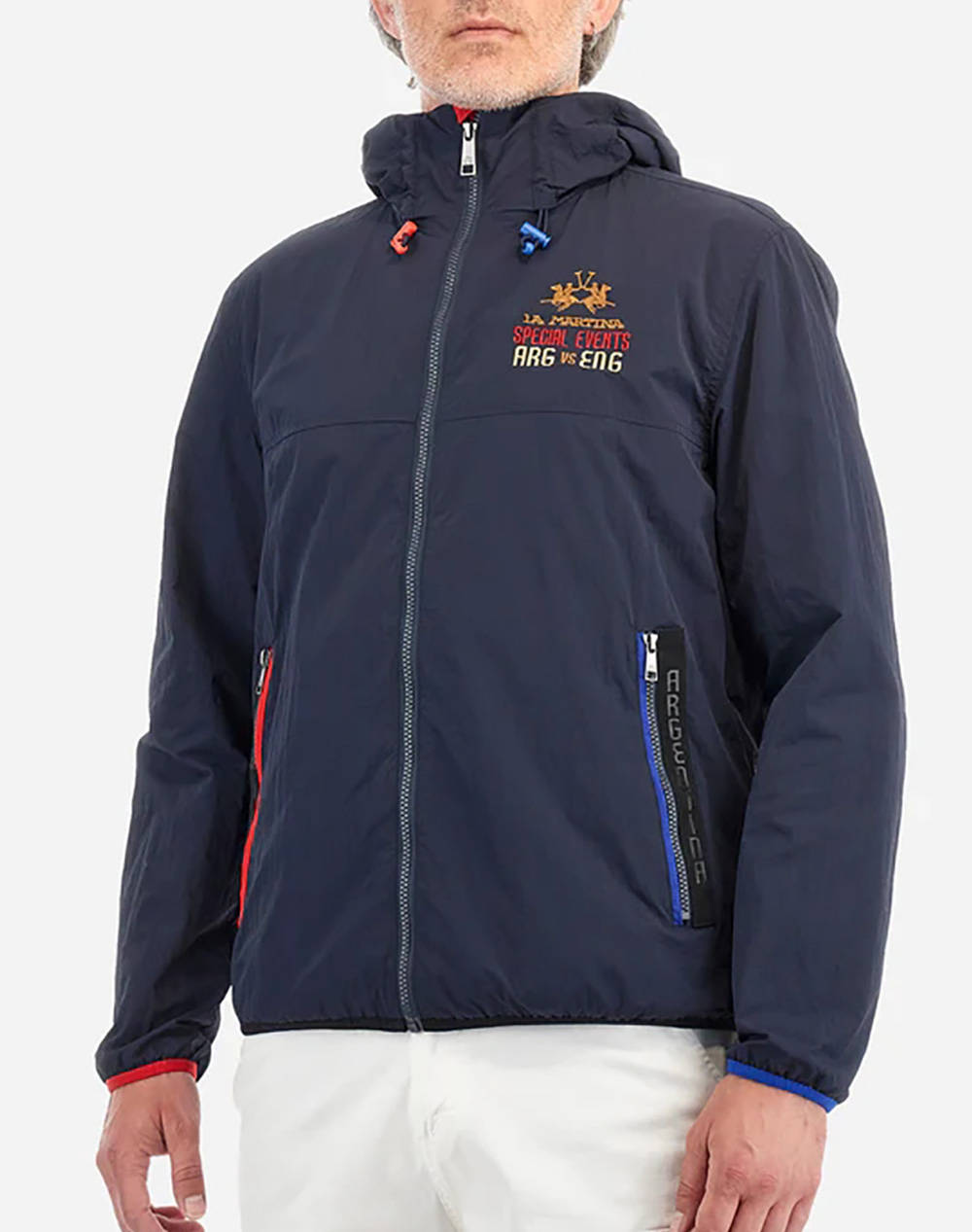 LA MARTINA JACKET MAN OUTDOOR CRINKLE NYLON