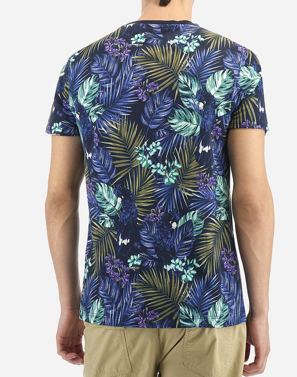 LA MARTINA BLUZA T-SHIRT KM MAN T-SHIRT PRINTED STRETCH PI