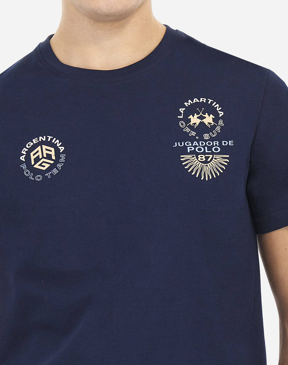 LA MARTINA BLUZA T-SHIRT KM MAN T-SHIRT JERSEY