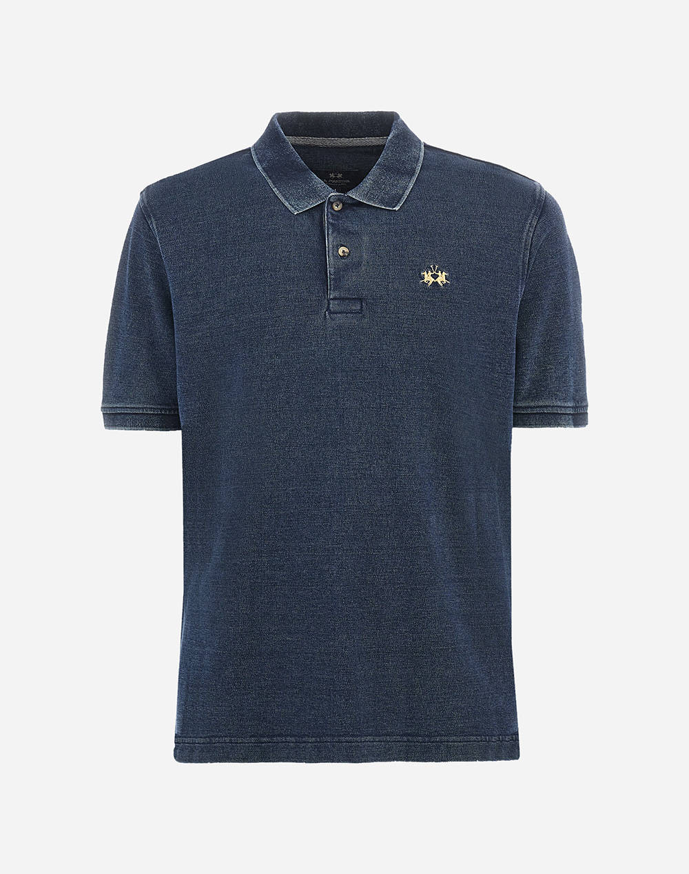 LA MARTINA BLUZA POLO KM MAN S/S POLO INDIGO PIQUET