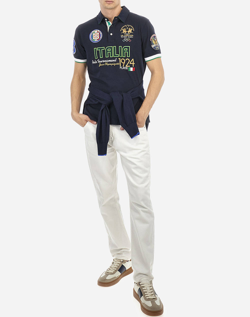 LA MARTINA BLUZA POLO KM MAN S/S POLO PIQUET STRETCH