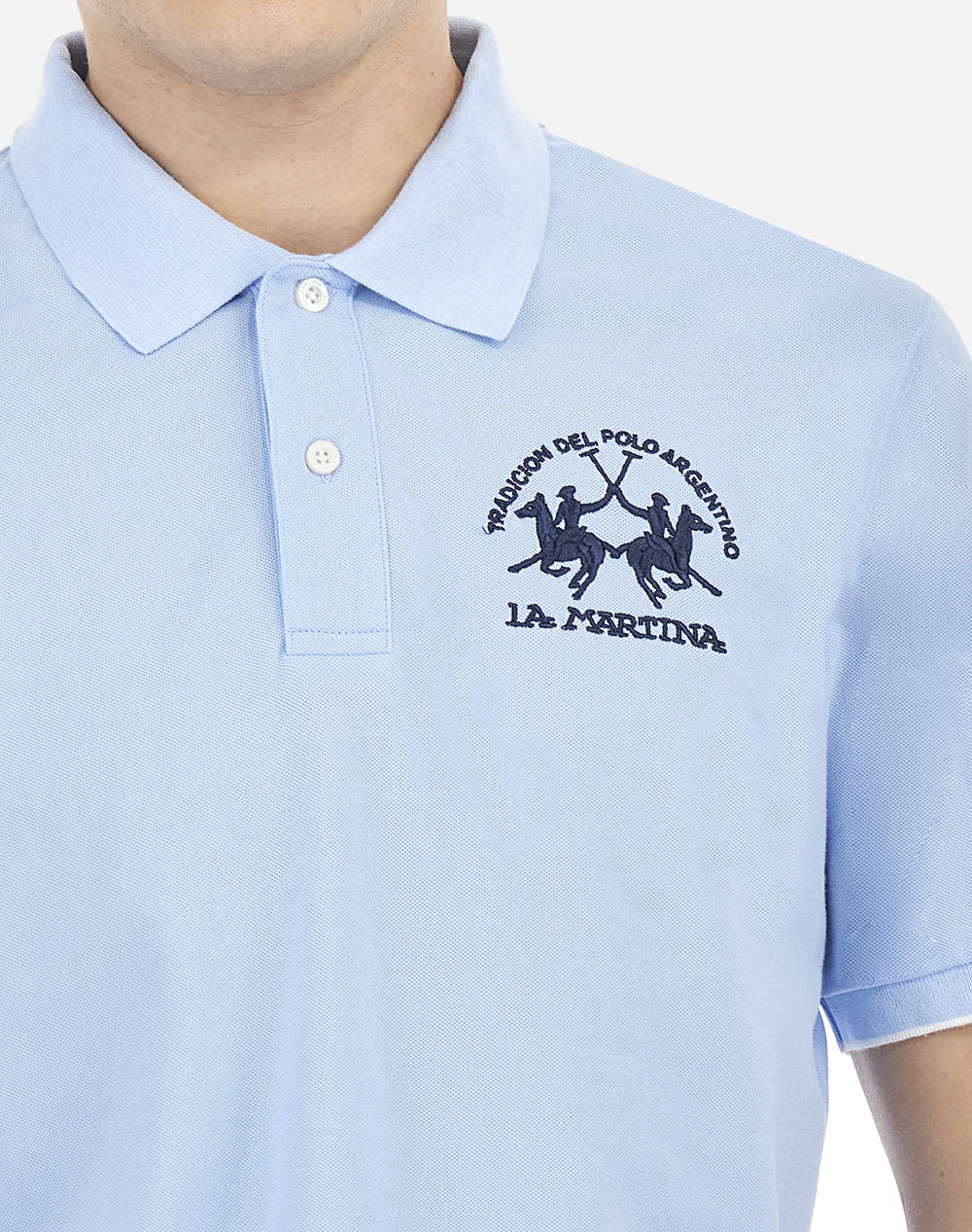 LA MARTINA BLUZA POLO KM MAN S/S POLO PIQUET STRETCH