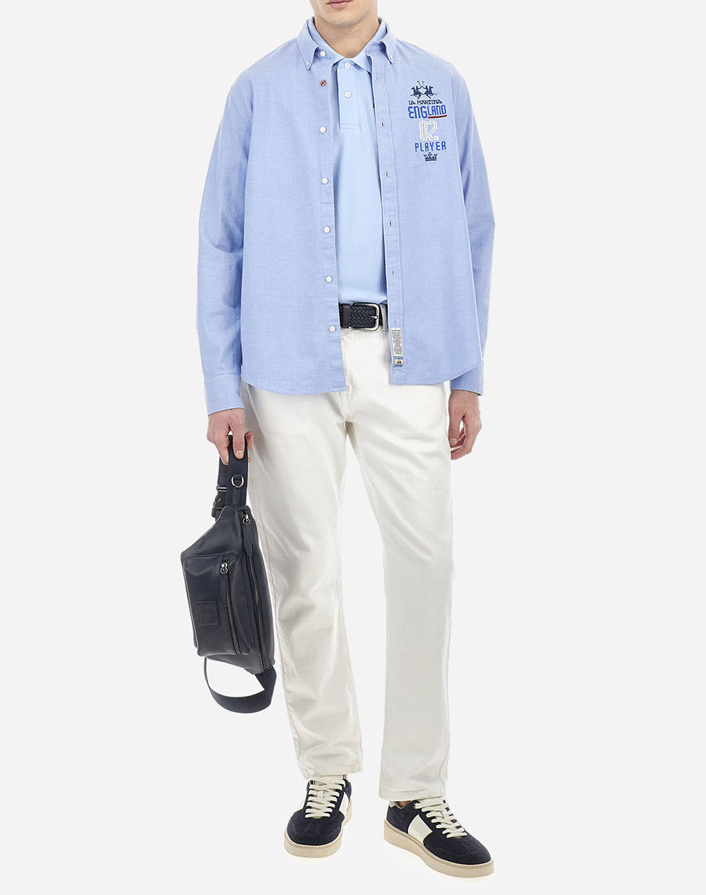 LA MARTINA BLUZA POLO KM MAN S/S POLO PIQUET STRETCH