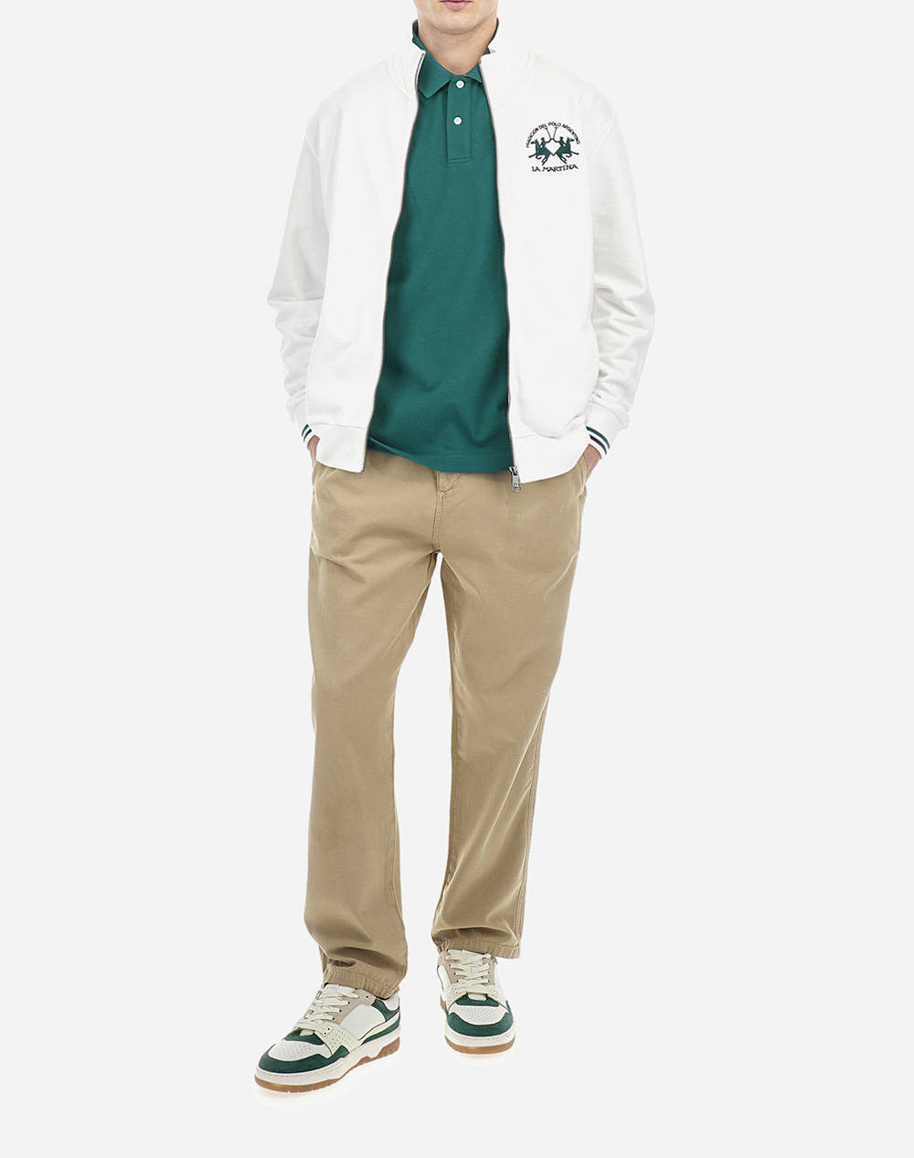 LA MARTINA BLUZA POLO KM MAN S/S POLO PIQUET STRETCH