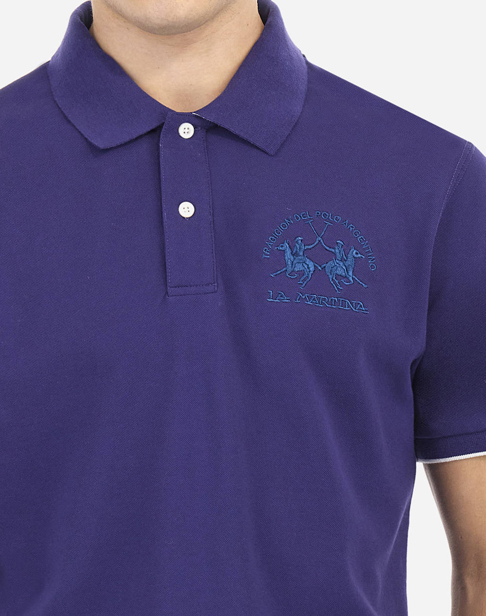 LA MARTINA BLUZA POLO KM MAN S/S POLO PIQUET STRETCH