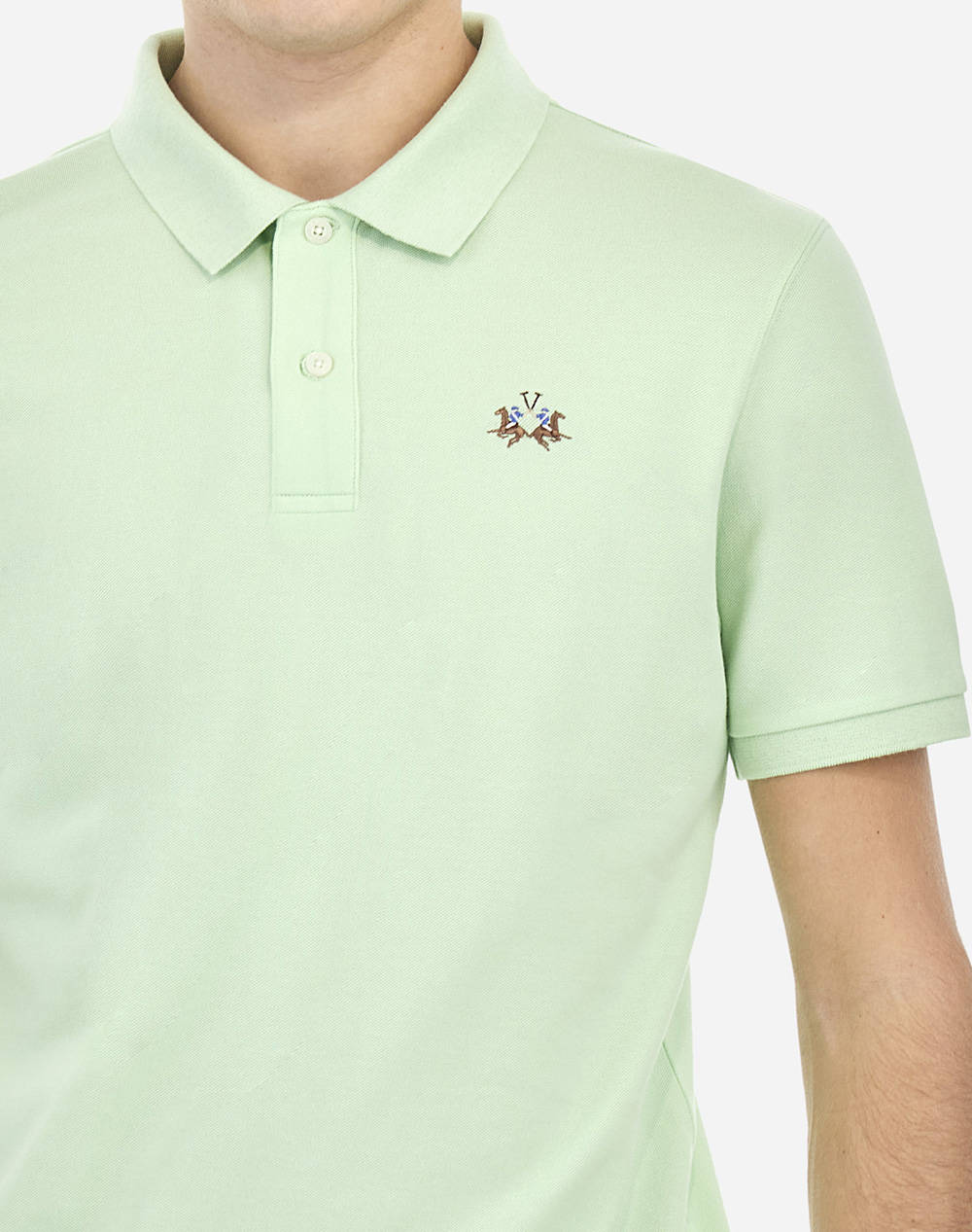 LA MARTINA BLUZA POLO KM MAN S/S POLO PIQUET STRETCH