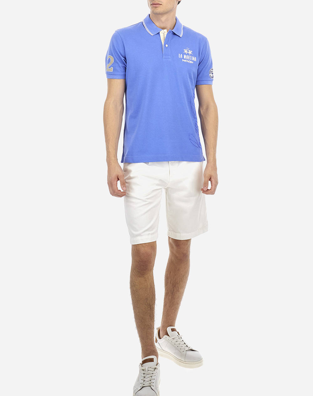LA MARTINA BLUZA POLO KM MAN POLO SEMI 30/1 COTTON PIQU