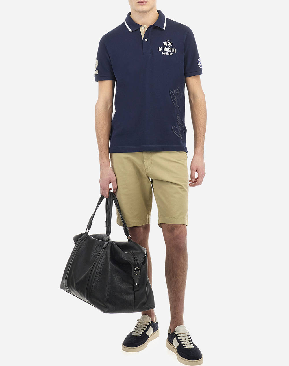 LA MARTINA BLUZA POLO KM MAN POLO SEMI 30/1 COTTON PIQU