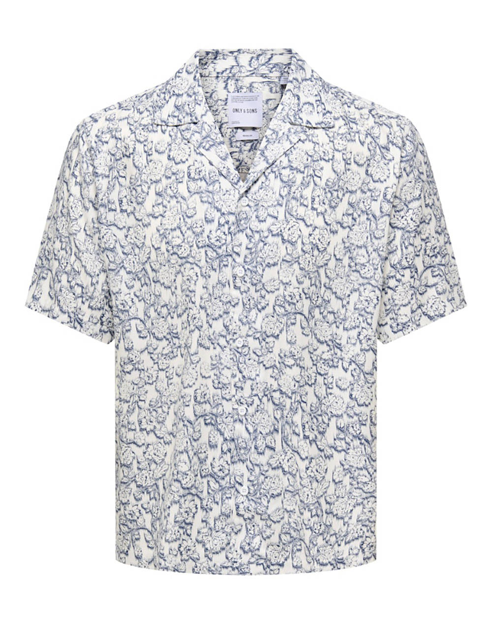 ONLY&SONS ONSDASH LIFE REG AOP SS RESORT SHIRT