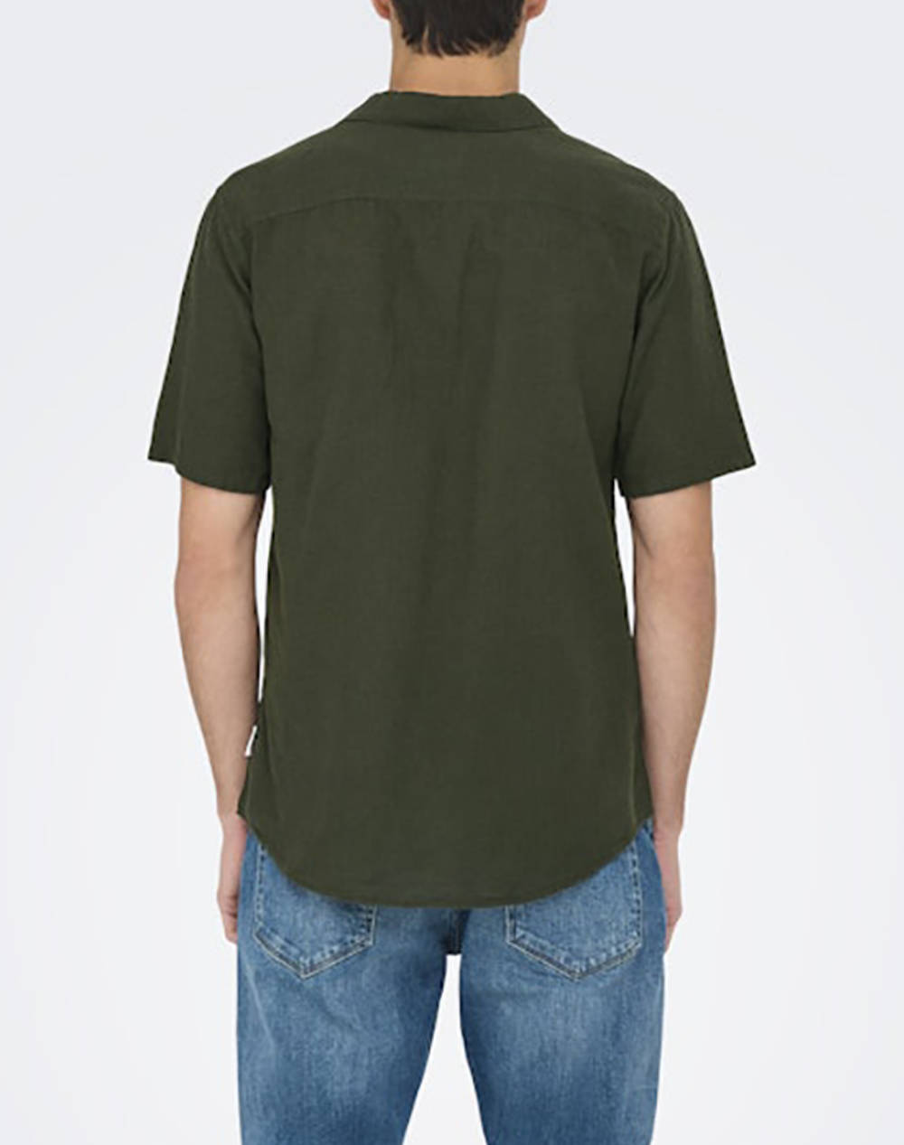 ONLY&SONS ONSCAIDEN LIFE SS SOLID RESORT LINENNOOS