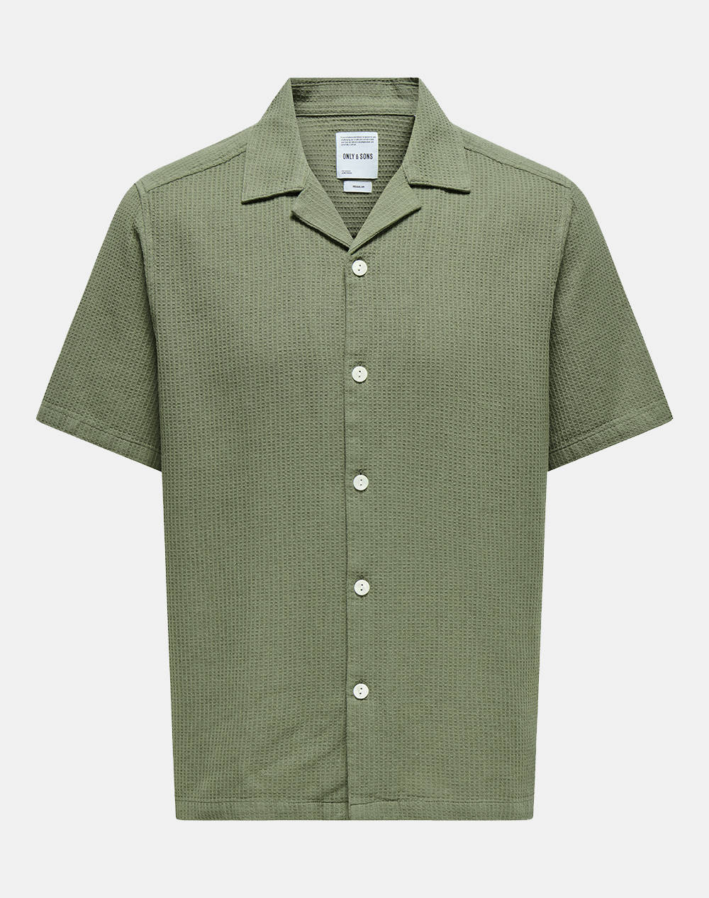 ONLY&SONS ONSBERTIL WAFFLE SS RESORT SHIRT