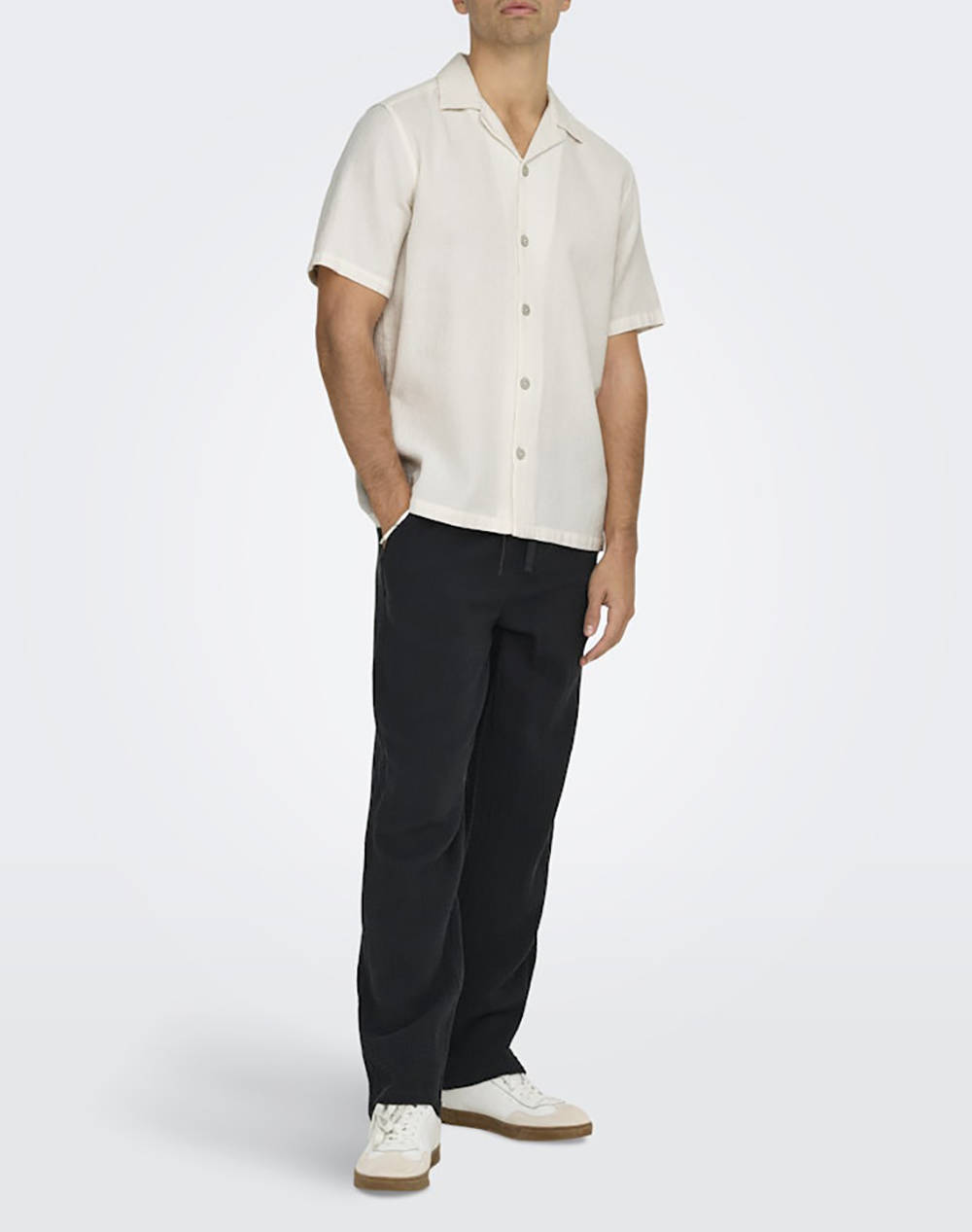 ONLY&SONS ONSBERTIL WAFFLE SS RESORT SHIRT