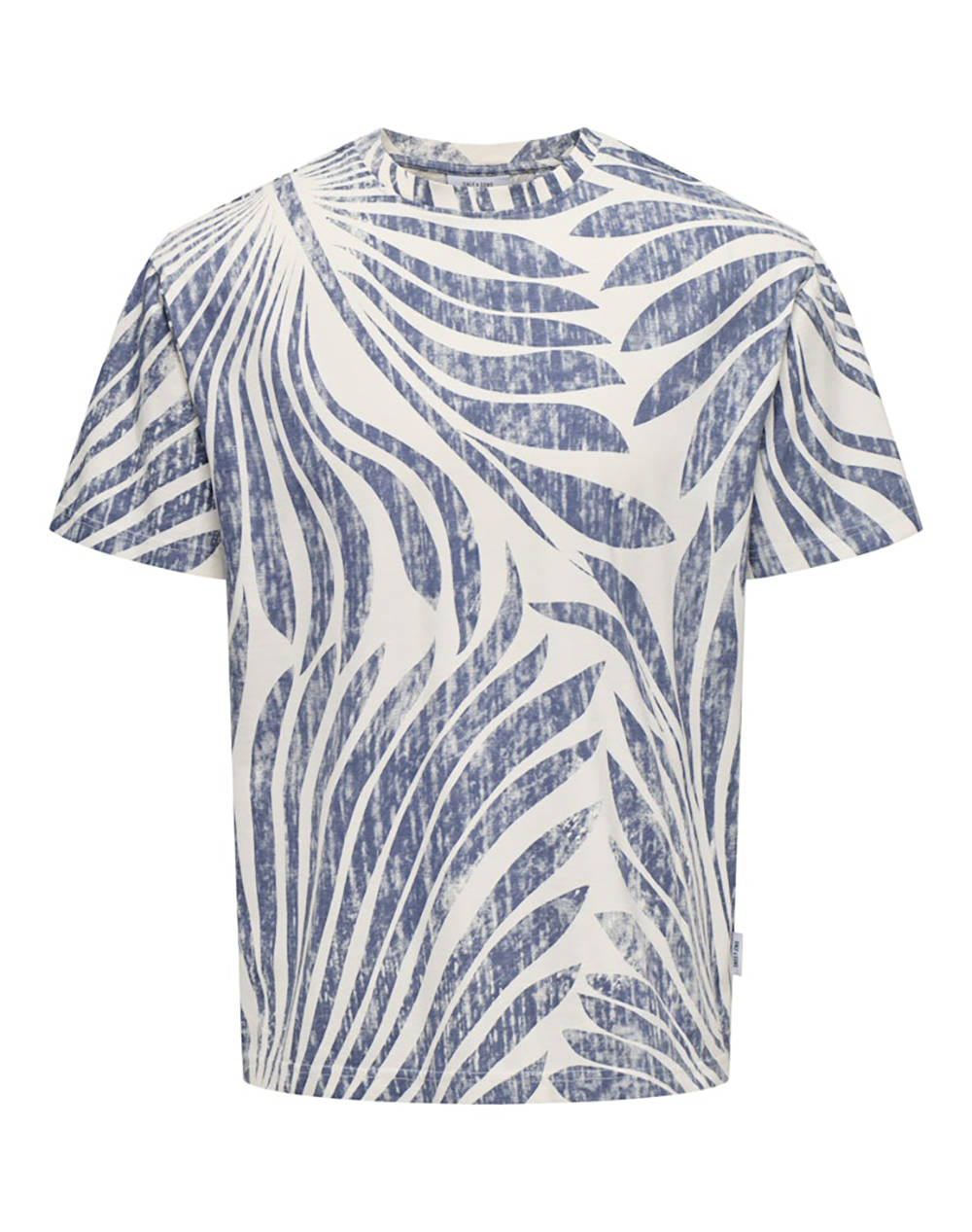 ONLY&SONS ONSZEKE LIFE REG WASHED SS AOP TEE