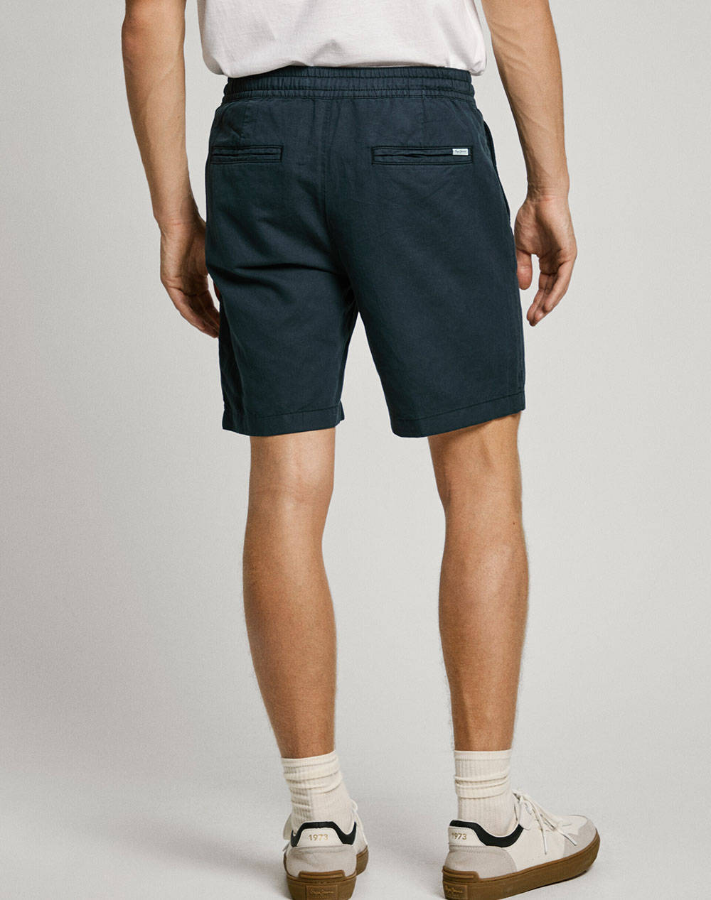 PEPE JEANS DROP 3A RELAXED LINEN SMART SHORTS BERMUDE DE BARBATI