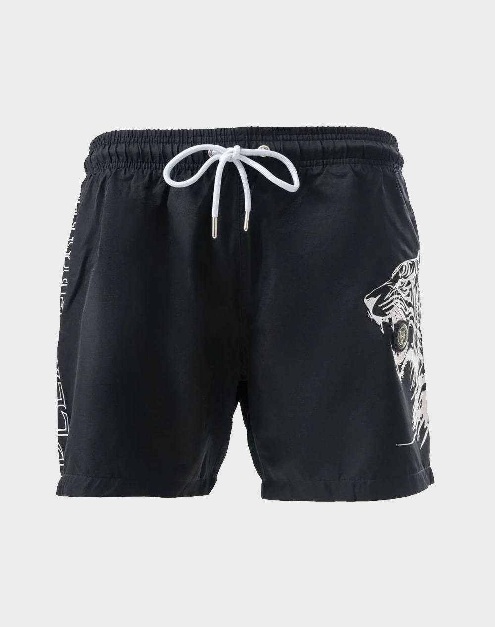 PHILIPP PLEIN TIGER PATCH MEDIUM BOARDSHORT COSTUM DE BAIE DE BARBATI
