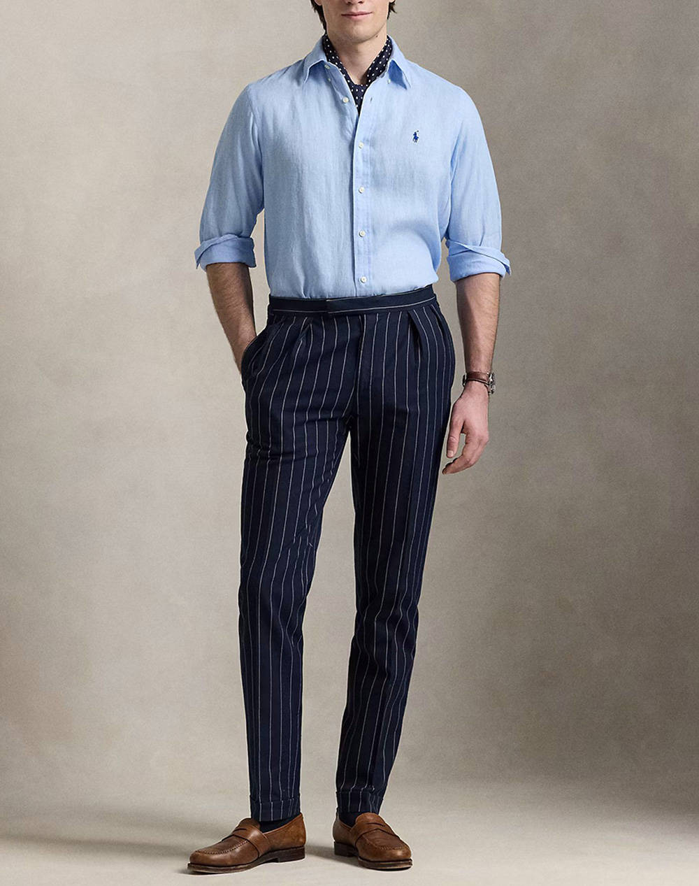 RALPH LAUREN CUBDPPCS-LONG SLEEVE-SPORT SHIRT