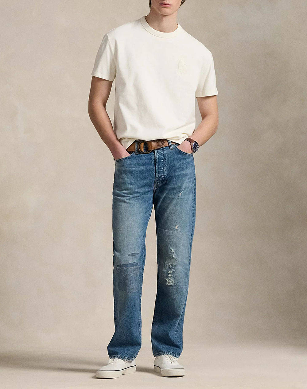 RALPH LAUREN SSCNCLSM2-SHORT SLEEVE-T-SHIRT