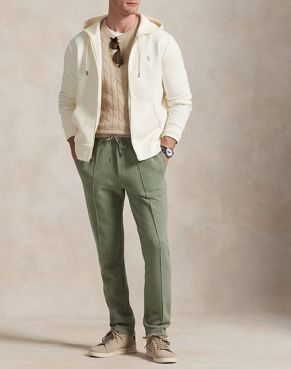 RALPH LAUREN LSFZHOODM1-LONG SLEEVE-SWEATSHIRT