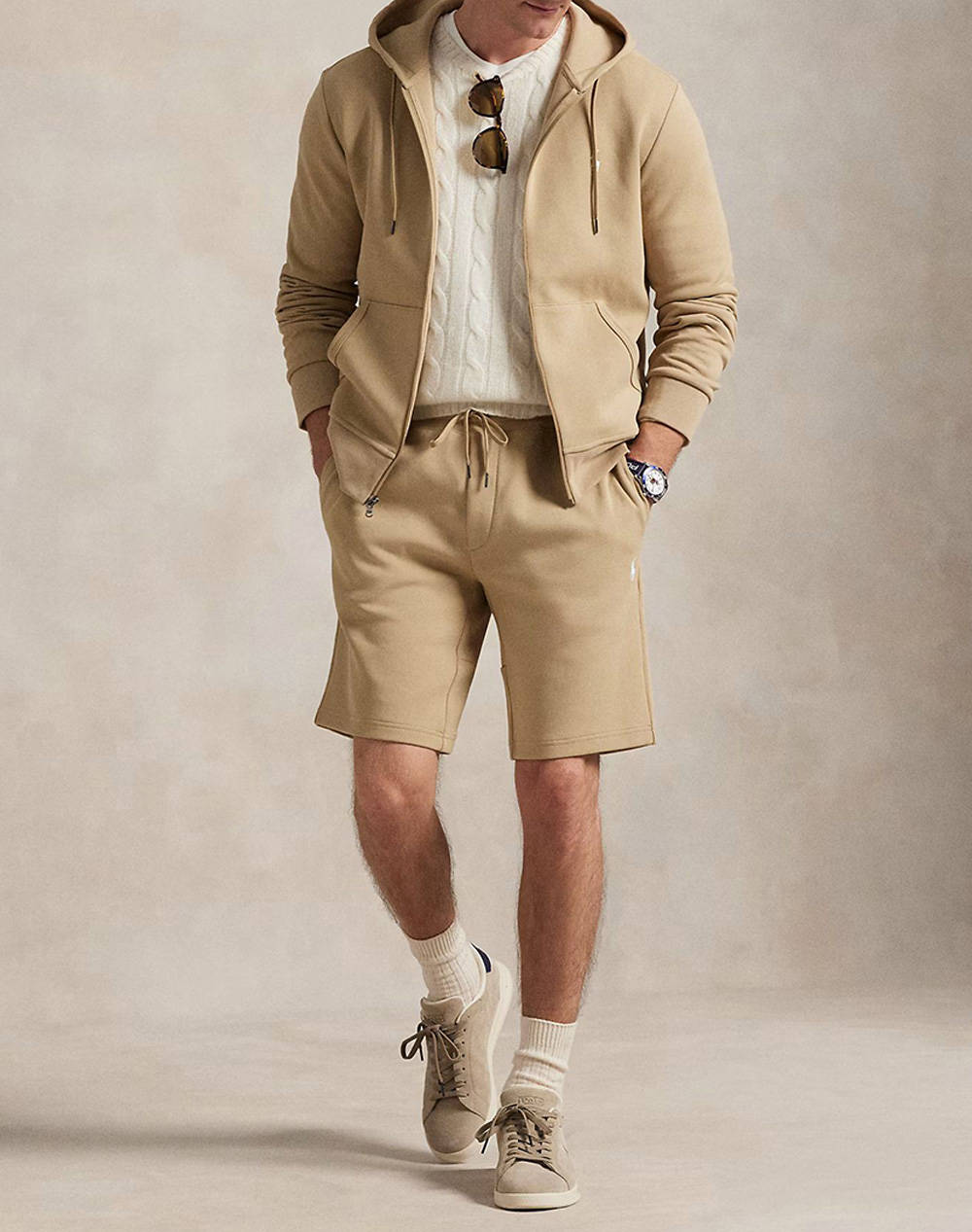 RALPH LAUREN LSFZHOODM1-LONG SLEEVE-SWEATSHIRT