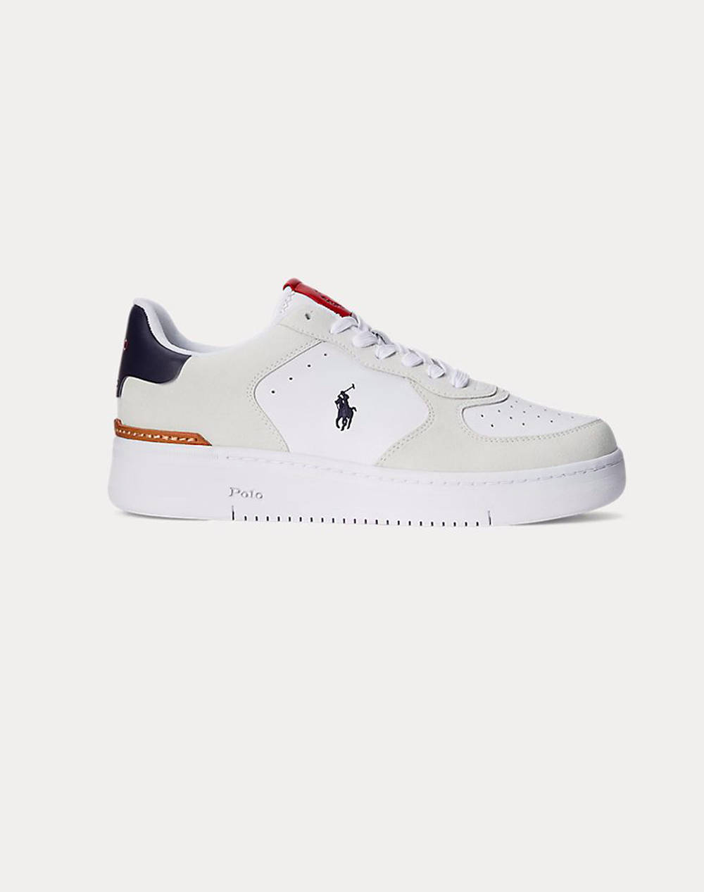 RALPH LAUREN SUEDE/LEATHER-MASTERS CRT-SK-LTL