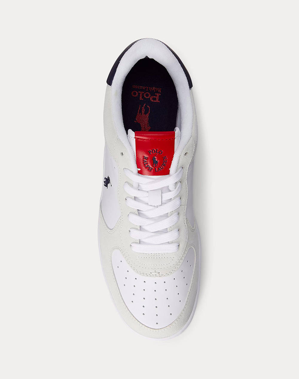 RALPH LAUREN SUEDE/LEATHER-MASTERS CRT-SK-LTL