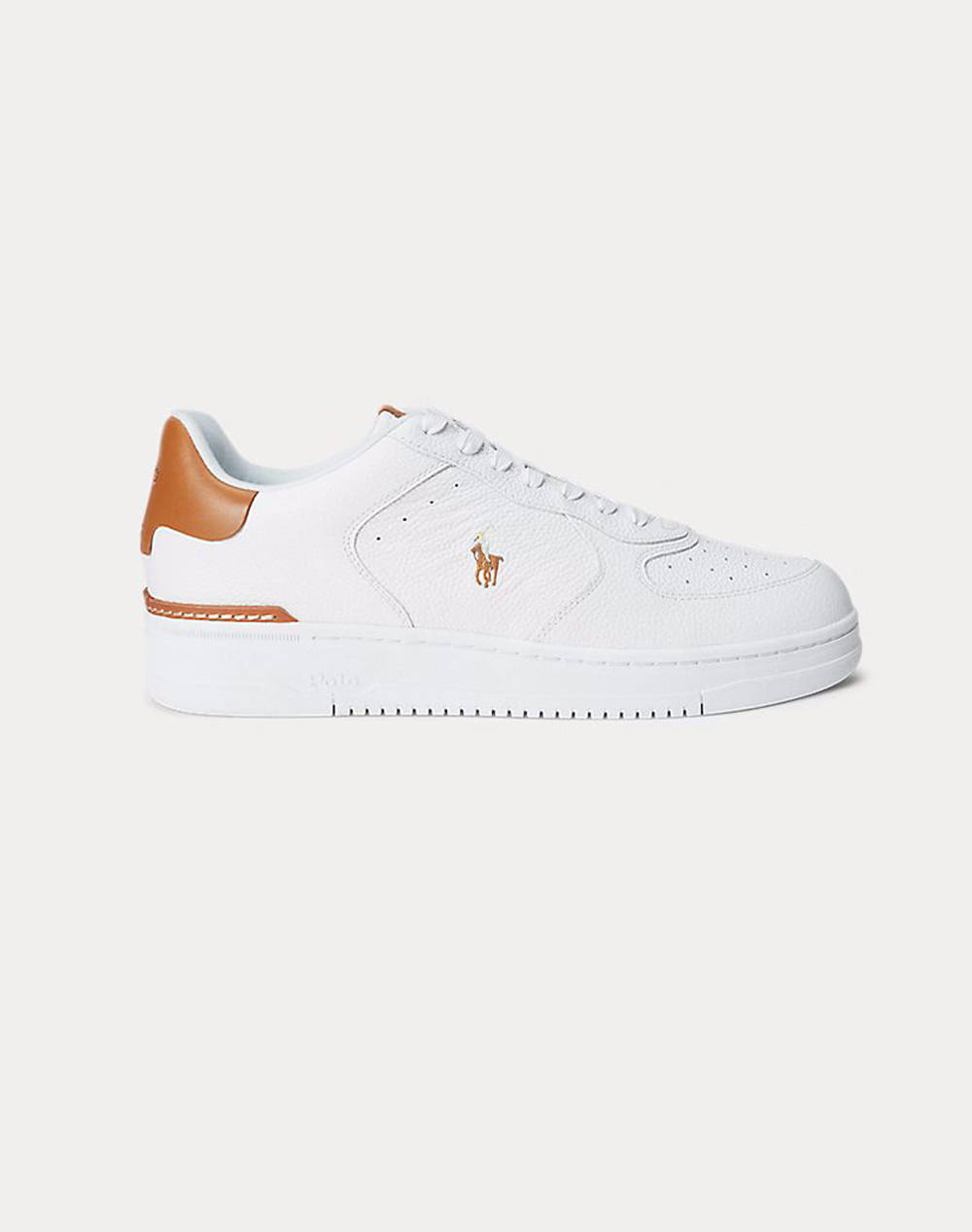 RALPH LAUREN TUMBLED LEATHER-MASTERS CRT-SK-LTL