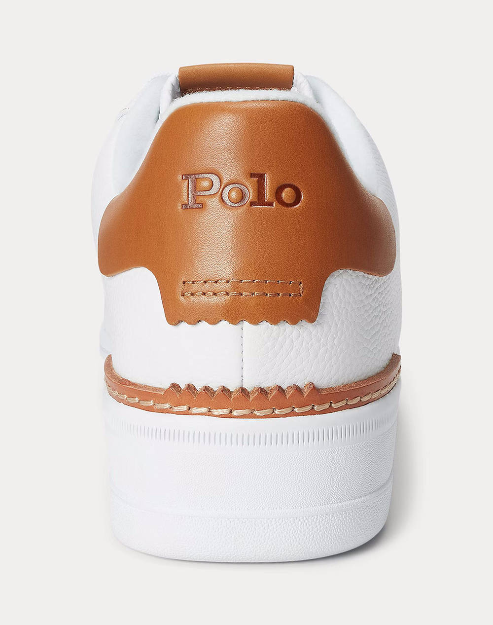 RALPH LAUREN TUMBLED LEATHER-MASTERS CRT-SK-LTL