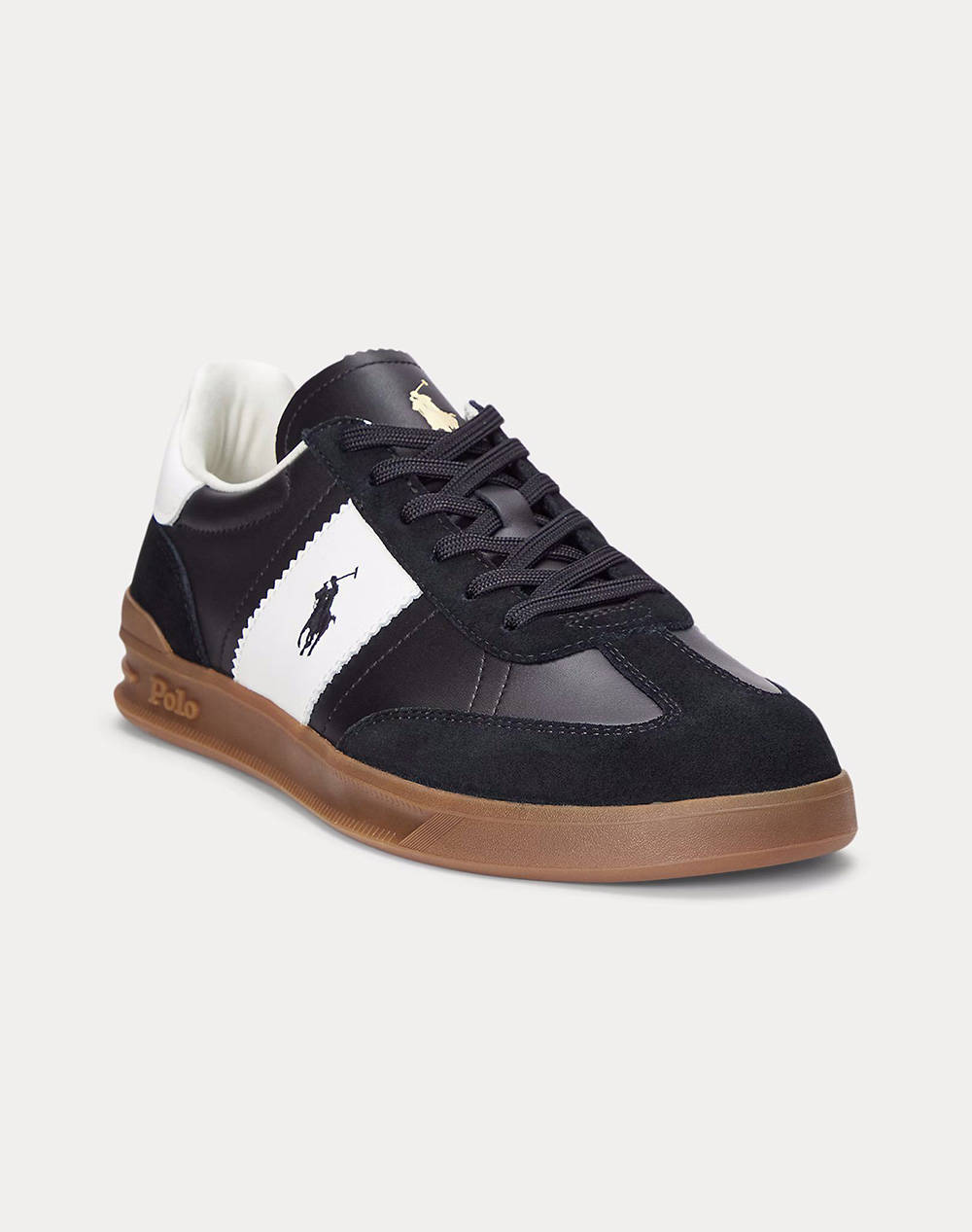 RALPH LAUREN LEATHER/SUEDE-HRT AERA PP-SK-LTL