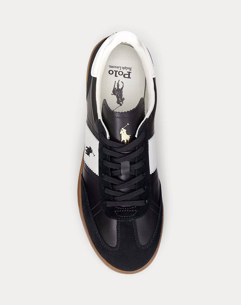 RALPH LAUREN LEATHER/SUEDE-HRT AERA PP-SK-LTL
