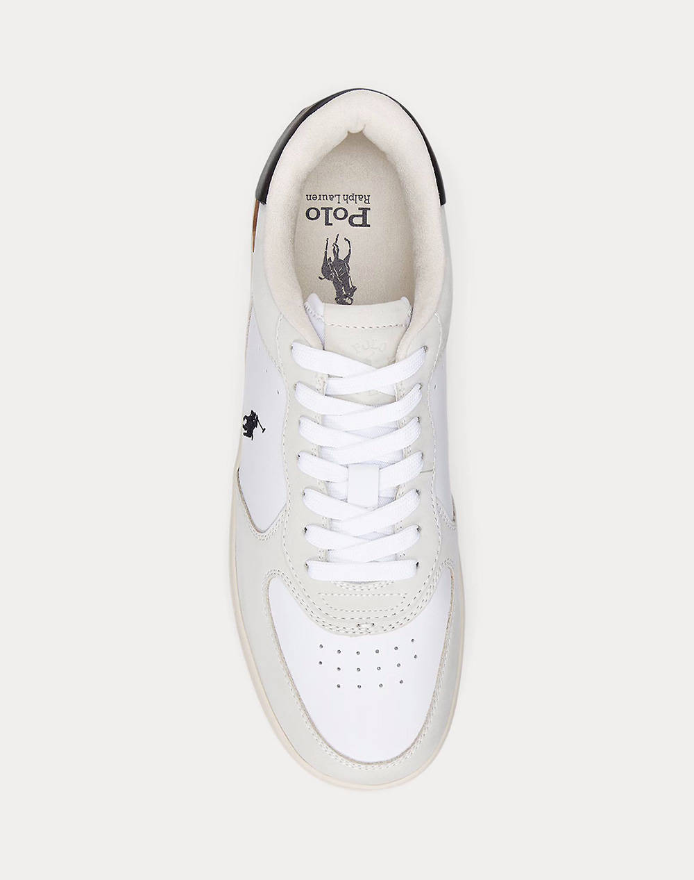 RALPH LAUREN NUBUCK/LEATHER-MASTERS CRT-SK-LTL