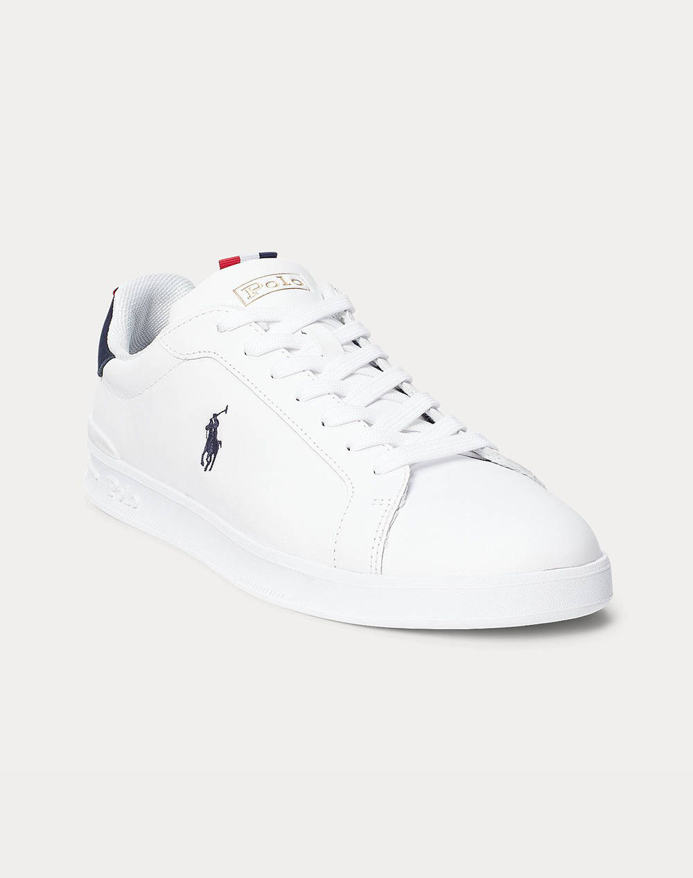 RALPH LAUREN LEATHER/GROSGRAIN-HRT CT II-SK-LTL