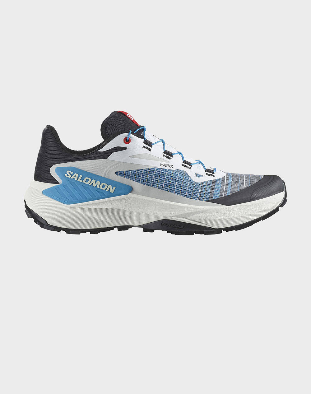SALOMON TRAIL RUNNING - GENESIS GENESIS BLACK / WHITE / TRANSCEND BLUE INCALTAMINTE DE BARBATI