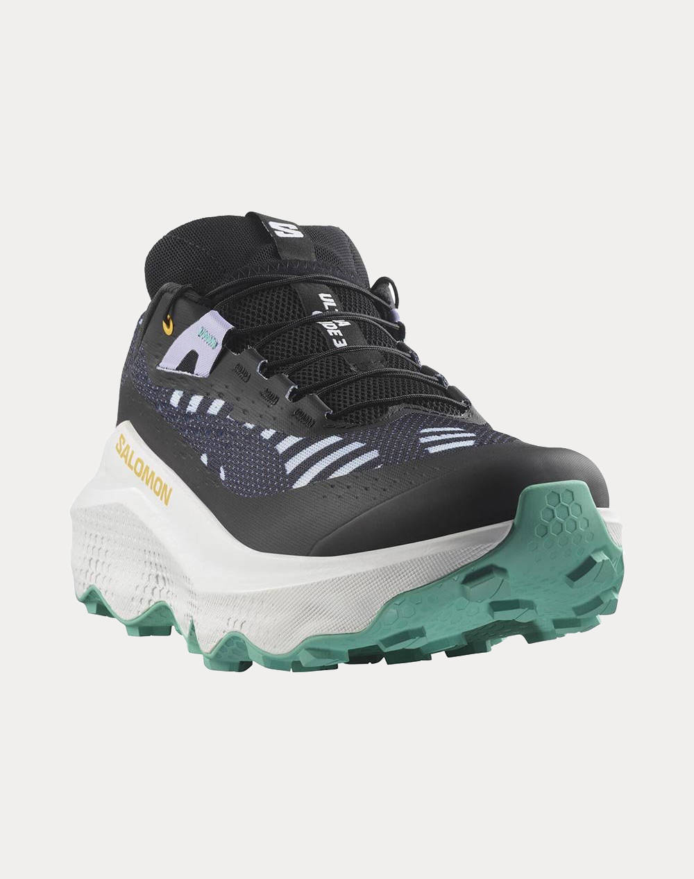 SALOMON TRAIL RUNNING - ULTRA ULTRA GLIDE 3 PROTO PACK BLACK / WHITE / WATERFALL INCALTAMINTE DE BARBATI
