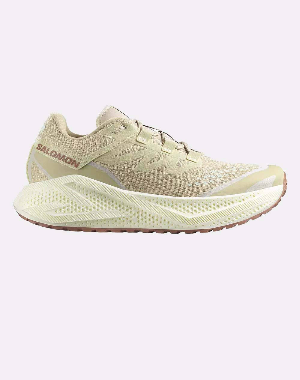 SALOMON GRAVEL RUNNING - AERO AERO GLIDE 3 GRVL GREEN HAZE / VANILLA ICE / RUSSET INCALTAMINTE DE BARBATI