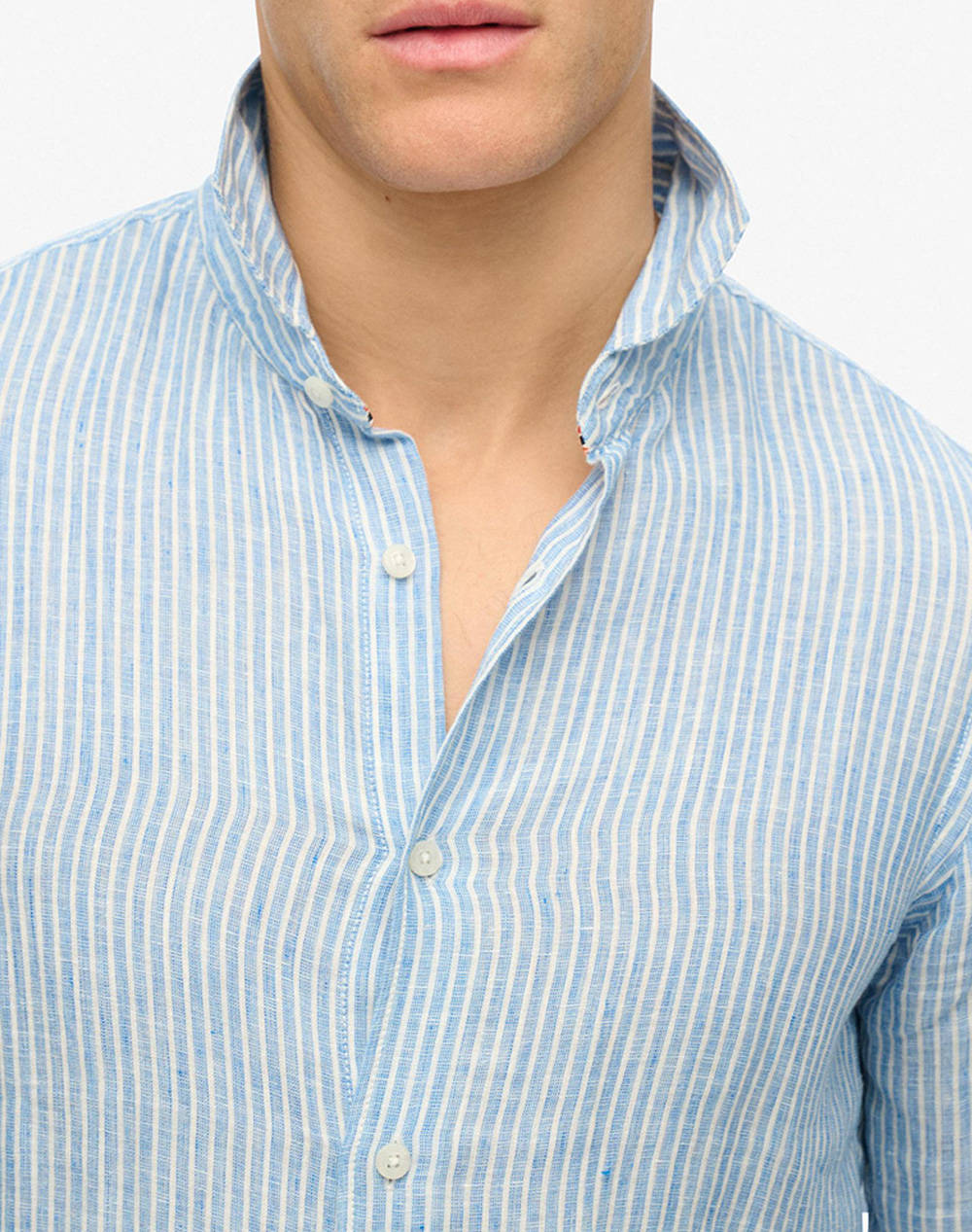 SUPERDRY D2 STUD VACATION L/S LINEN SHIRT CAMASA DE BARBATI